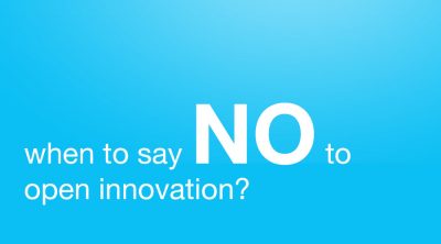 say no open innovation