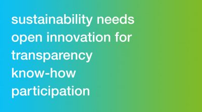 sustainability open innovation